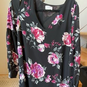 Vici Lovely Me Floral shift dress